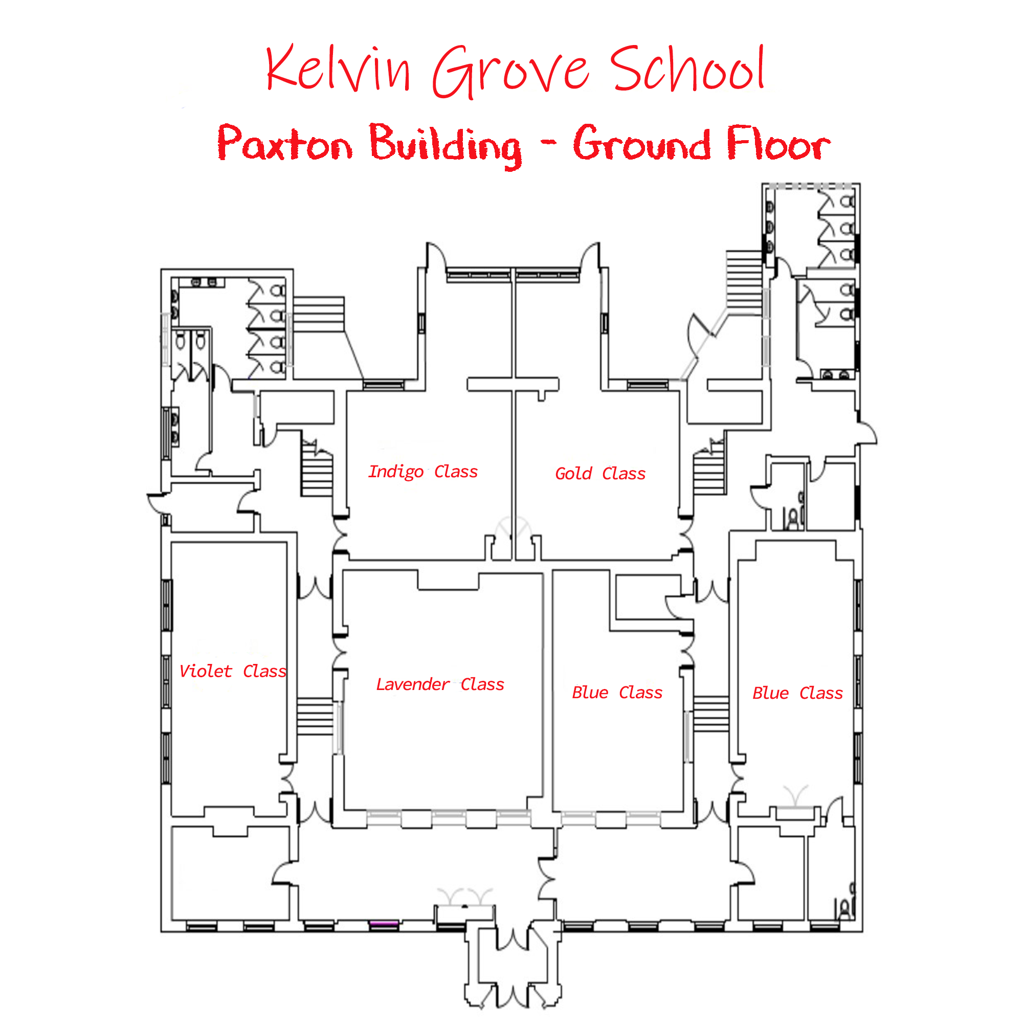 Paxton Building Ground Floor 2022 pic Kelvin Grove School